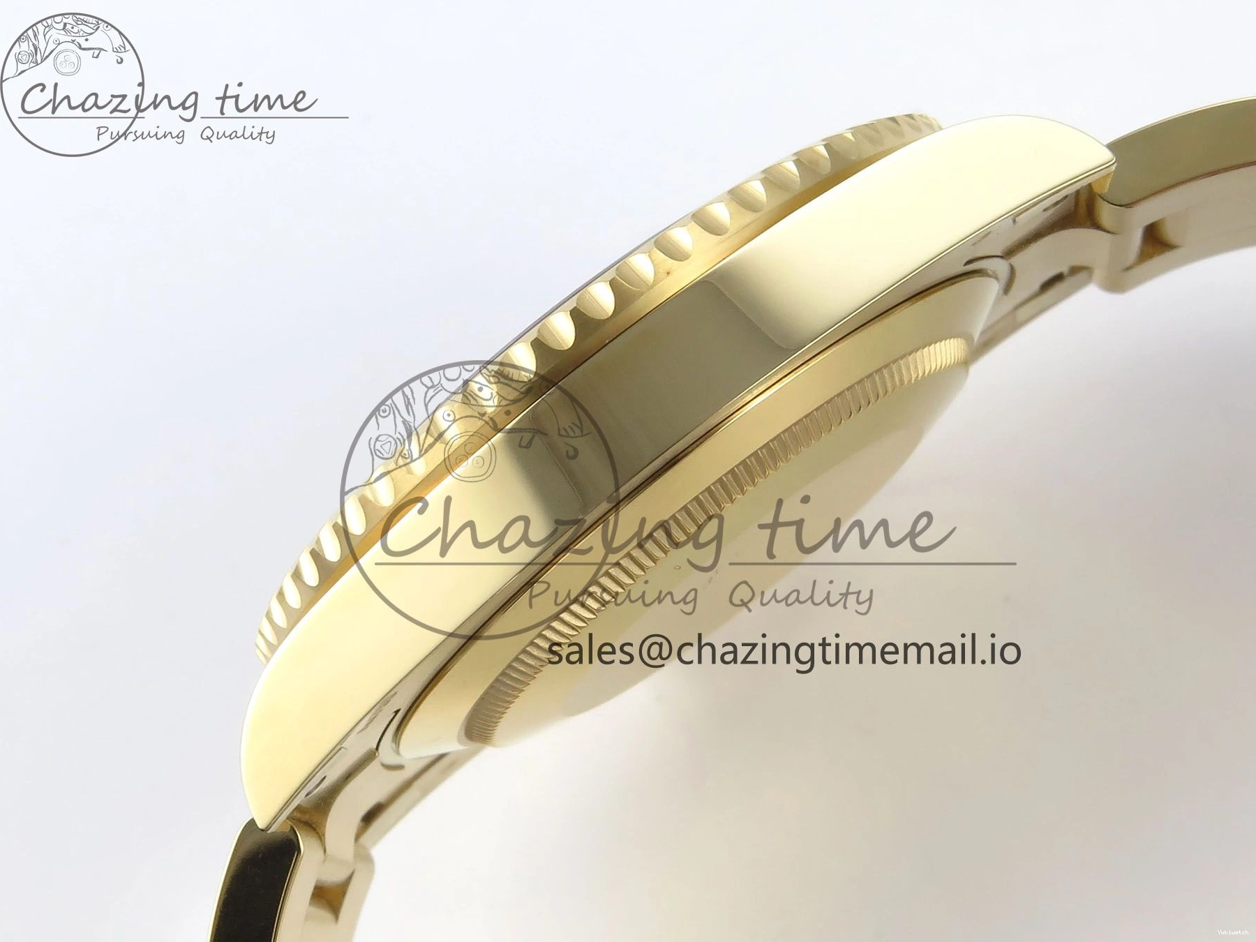 Black Bracelet 904L 126618 Best LN 1:1 Ceramic YG Submariner THBF Edition SH3235 41mm on 0102